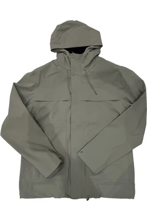 Rains Jakke, Herre, Grå, S, Uld, Stilfuld Khaki Jakke