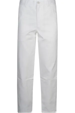 Comme des Garçons Bukser, Herre, Hvid, S, Bomuld, Hvide Casual Bukser
