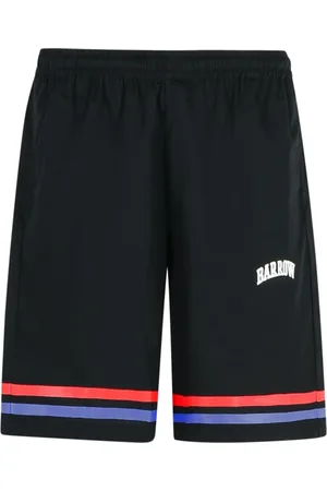 BARROW Shorts, Herre, Sort, M, Bomuld, Sort Bomuldsshorts med Snøretalje