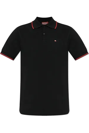Diesel Top, Herre, Sort, L, Bomuld, Polo T-Ferry-Microdiv