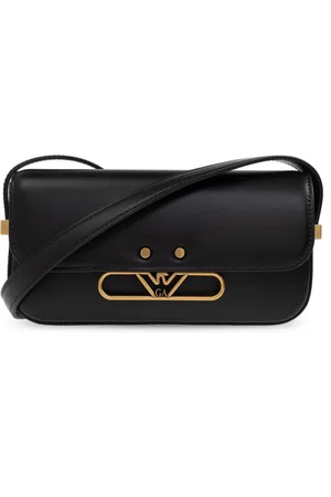 Emporio Armani Taske, Dame, Sort, ONE SIZE, Uld, Skuldertaske med logo
