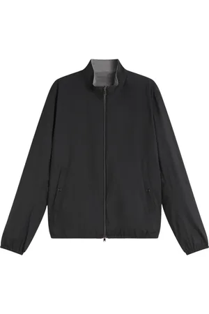 HERNO Sweathshirts & Hoodies, Herre, Sort, L, Uld, Vendbar jakke til moderne mænd