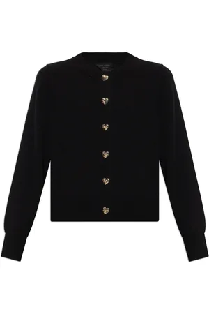 Kate Spade Strik, Dame, Sort, L, Uld, Uld Cardigan