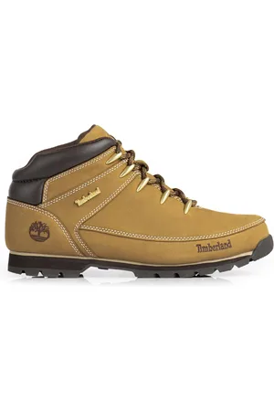 Timberland Sport, Herre, Gul, 44 EU, Læder, Gule Læder Vandrestøvler