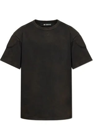 MISBHV Top, Herre, Sort, L, Bomuld, T-shirt med vintage effekt