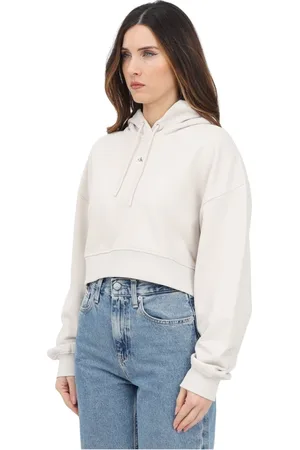 Calvin Klein Sweathshirts & Hoodies, Dame, , S, Bomuld, Hættetrøje Sweater Casual Stil