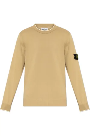 Stone Island Strik, Herre, , S, Bomuld, Sweater med rund halsudskæring