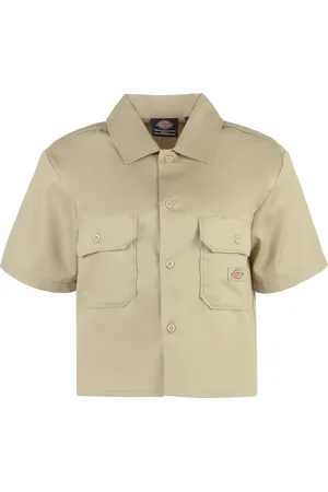 Dickies Bluser & Skjorter, Dame, , XS, Bomuld, Bomuldsskjorte med frontklapperlommer