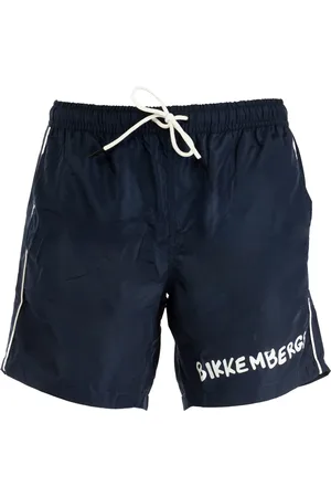 Bikkembergs Badetøj, Herre, Blå, S, Uld, Stilfulde boardshorts til mænd