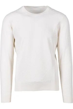 KANGRA CASHMERE Strik, Herre, , L, Bomuld, Bomuld og hør blanding stilfuld top