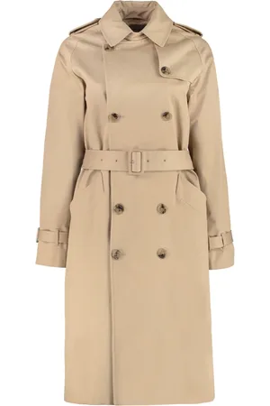 A.P.C. Frakke, Dame, , XS, Uld, Klassisk Trenchcoat med stilfulde detaljer
