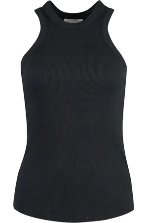 Halfboy Top, Dame, Sort, M, Bomuld, Tops