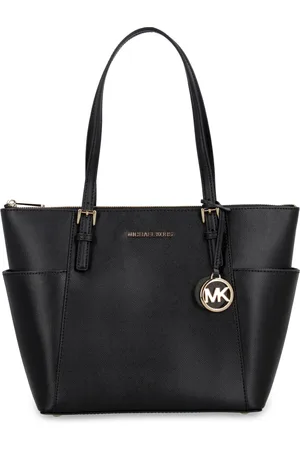 Michael Kors Taske, Dame, Sort, ONE SIZE, Læder, Saffiano Læder Tote Taske