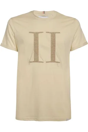 Les Deux Top, Herre, , S, Bomuld, Logo Crew-neck T-shirt