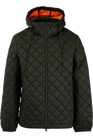 HUSKY Jakke, Herre, Grøn, 3XL, Uld, Quiltet hættejakke Barry C408