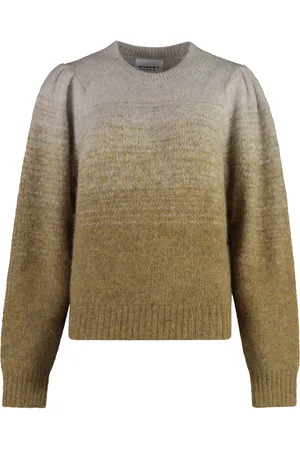 Isabel Marant Strik, Dame, , M, Uld, Faded Dye Crew-Neck Sweater