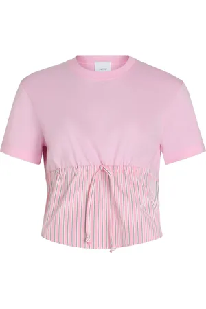Patou Top, Dame, Lyserød, M, Stribet Crew Neck T-shirt