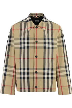 Burberry Skjorte, Herre, , M, Klassisk ternet jakke med lommer