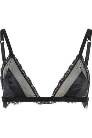 Dolce & Gabbana Undertøj, Dame, Sort, XS, Blonde Trekantet Bh