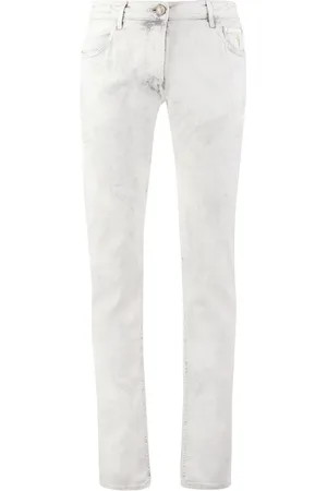Hand Picked Jeans, Herre, Grå, W30, Bomuld, Slidte Slim Fit Jeans