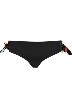 Emilio Pucci Badetøj, Dame, Sort, XS, Uld, Marmo Print Side Bow Bikini