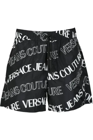 VERSACE Shorts, Herre, Sort, L, Uld, Bermuda