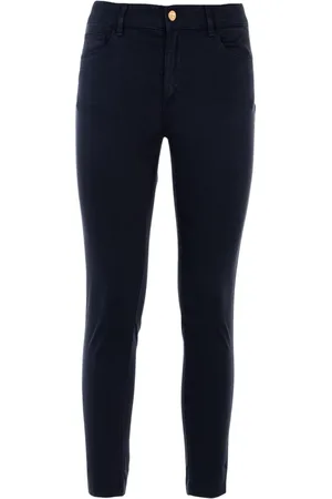 Fracomina Bukser, Dame, Blå, W26, Dame Skinny Bukser - Ensfarvet