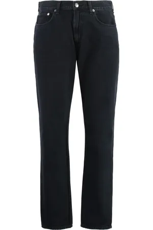AGOLDE Jeans, Herre, Sort, W34, Bomuld, Straight Leg Bomuld Jeans med Metalnitter