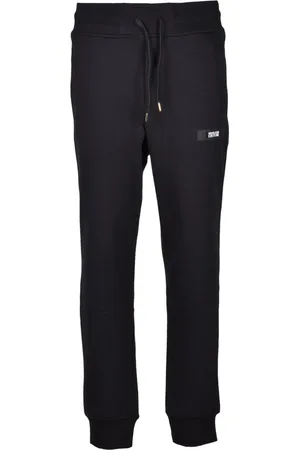 VERSACE Bukser, Herre, Sort, XS, Bomuld, Bomuld Modebukser