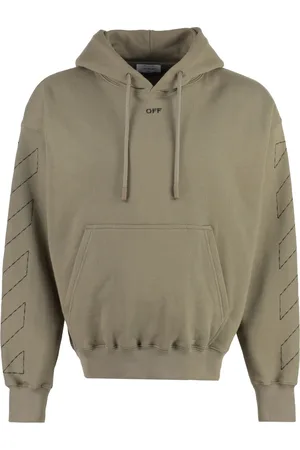 OFF-WHITE Sweathshirts & Hoodies, Herre, , L, Bomuld, Broderet Hættetrøje