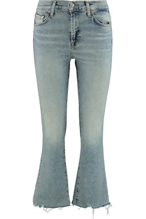 7 for all Mankind Jeans, Dame, Blå, W29, Bomuld, Vintage Daisy Flared Jeans