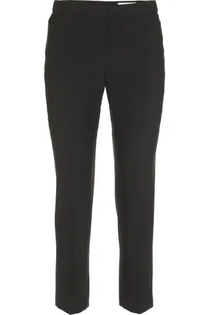 Alexander McQueen Bukser, Dame, Sort, XS, Uld, Skræddersyede uldbukser