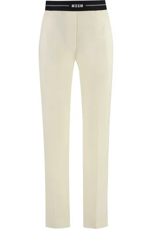 Msgm Bukser, Dame, , S, Uld, Elastiske uldbukser med lommer