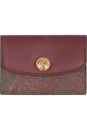 Etro Tilbehør, Dame, Rød, ONE SIZE, Bomuld, Paisley Jacquard Fabric Pung