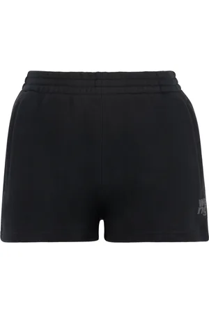 Alexander Wang Shorts, Dame, Sort, XS, Bomuld, Bomuldsshorts med elastik i taljen