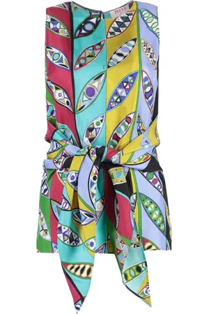 Emilio Pucci Top, Dame, Flerfarvet, 2XS, Tops