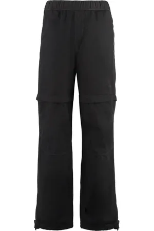 Givenchy Bukser, Herre, Sort, W31, Bomuld, Bomuldsbukser med justerbare ankler
