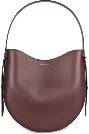 Victoria Beckham Taske, Dame, Rød, ONE SIZE, Læder, Læder Hobo Taske med Top Håndtag