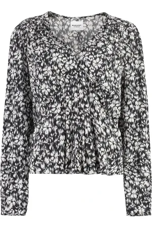 Isabel Marant Bluser & Skjorter, Dame, Flerfarvet, XS, Eddy Printet Bluse