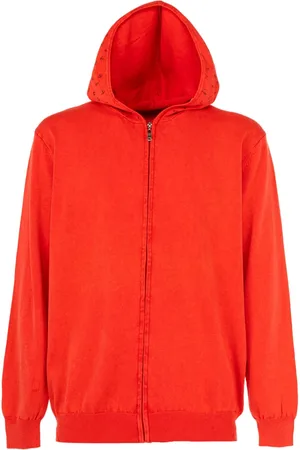 CASHMERE COMPANY Sweathshirts & Hoodies, Herre, Rød, XL, Cashmere, Hættetrøje med designs