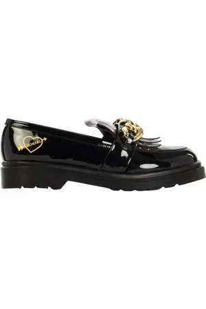 Blugirl Sko, Dame, Sort, 38 EU, Kvinders Kæde Loafers N2002 Model B