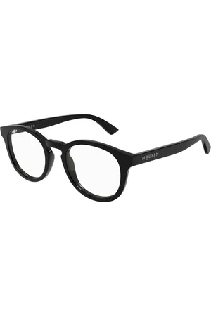 Alexander McQueen Tilbehør, unisex, Sort, 48 MM, Sorte Briller Rammer Solbriller