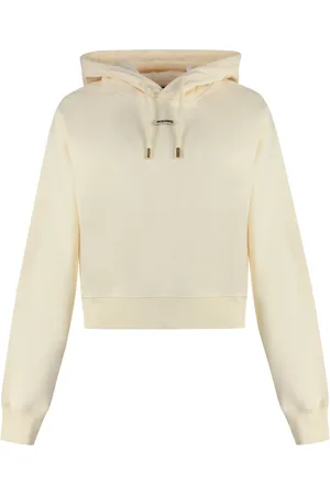 Jacquemus Sweathshirts & Hoodies, Dame, , L, Bomuld, Bomuld Ribbet Hættetrøje