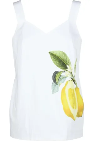 Sportmax Top, Dame, Hvid, 2XS, Bomuld, Bomuld Ærmeløs Top