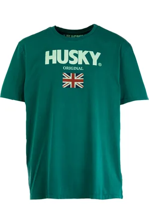 HUSKY Top, Herre, Grøn, M, Bomuld, John Herre T-shirt