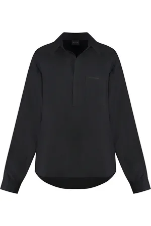 Balenciaga Bluser & Skjorter, Dame, Sort, S, Bomuld, Blouses & Bluser