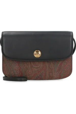 Etro Taske, Dame, Sort, ONE SIZE, Bomuld, Paisley Print Crossbody Taske