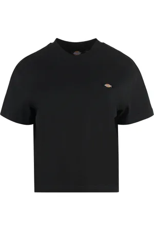 Dickies Top, Dame, Sort, M, Bomuld, Bomuld Crew-Neck T-Shirt