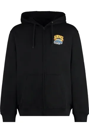 Vans Sweathshirts & Hoodies, Herre, Sort, L, Bomuld, Maxi Print Bomuld Zip Hoodie
