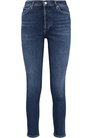 AGOLDE Jeans, Dame, Blå, W30, Slim Fit Skinny Leg Jeans